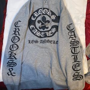 Large crooks & castle hoodie perfect condition